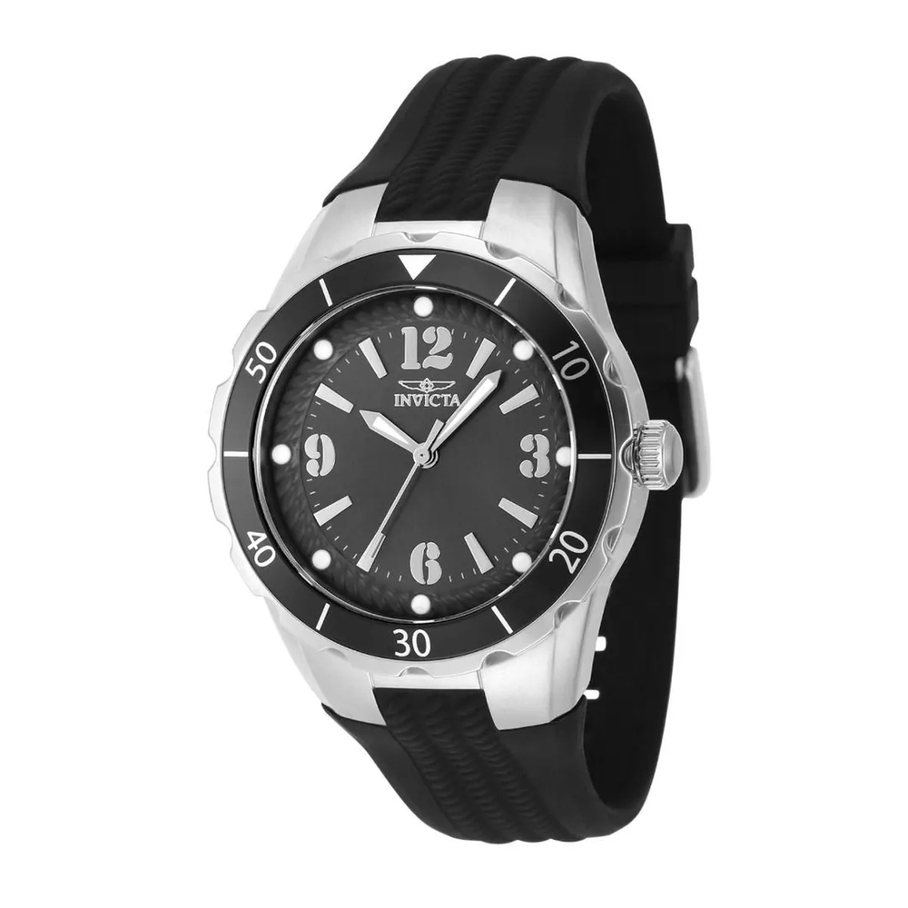 Invicta Black and Silver Men's Swim Watch